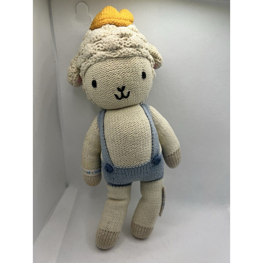 Cuddle + Kind Sebastian The Lamb 12” Plush Knit Lamb Doll Little Prince